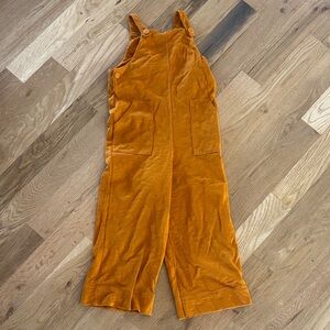Misha And Puff Mustard Corduroy Kids Overalls